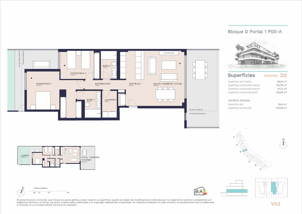 Квартира с 2 спальнями, 140м² в Эстепона, Испания [ID: 0137-SP0954]