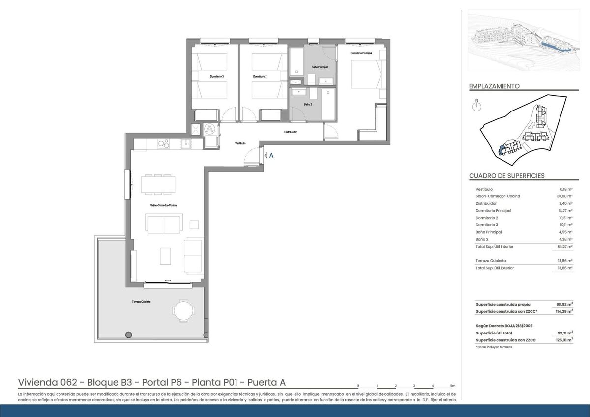 Apartment with 3 bedrooms, 125m² in Mijas, Spain [ID: 0137-SP0841]