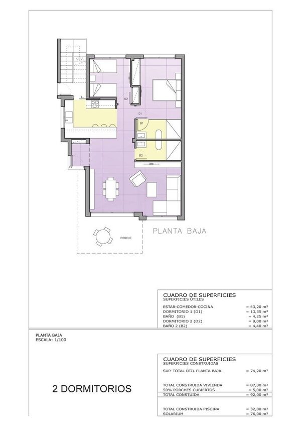 Вилла в Картахена, Испания, 92м² - изображение 18