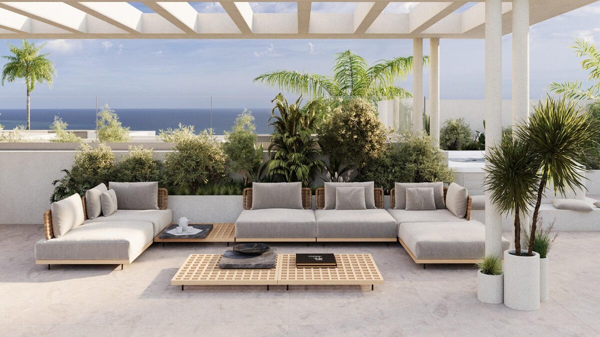 Penthouse z 3 sypialniami, 129m² w Estepona, Hiszpania [ID: 0137-N8397]