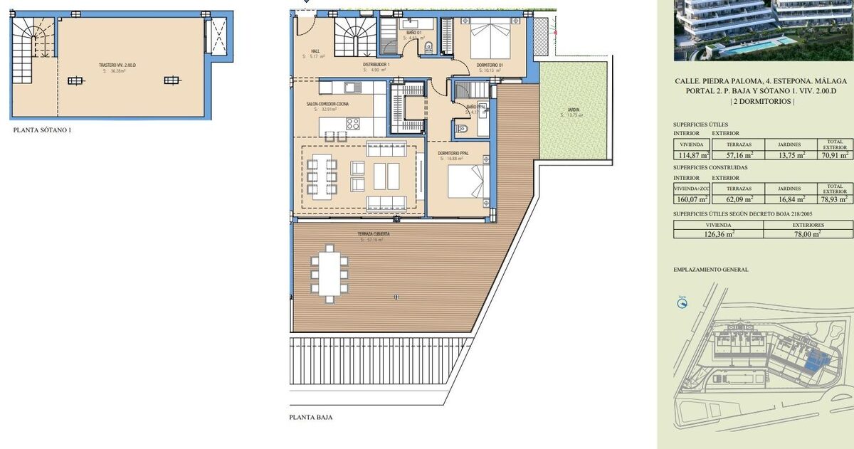 Квартира з 2 спальнями, 160м² в Естепона, Іспанія [ID: 0137-N8156]