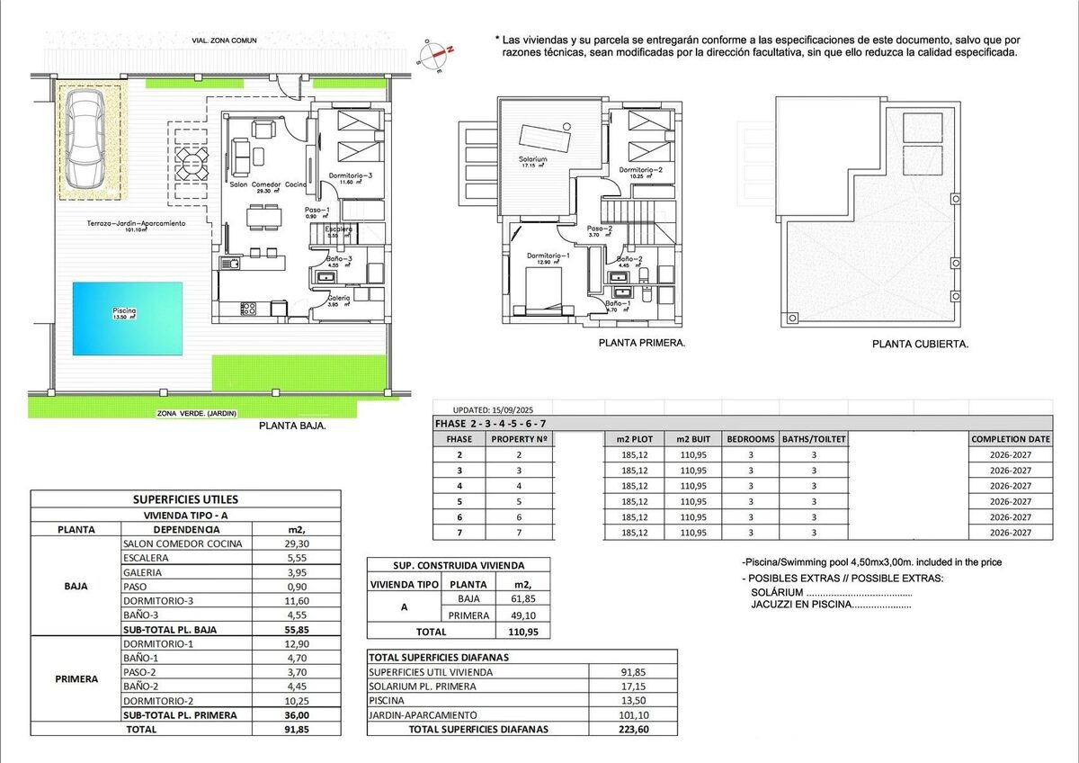 Villa with 3 bedrooms, 110m² in Los Montesinos, Spain [ID: 0137-N9379]