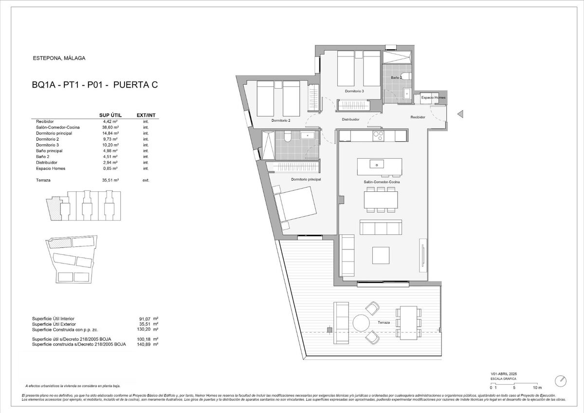 Квартира с 3 спальнями, 140м² в Эстепона, Испания [ID: 0137-N8940]