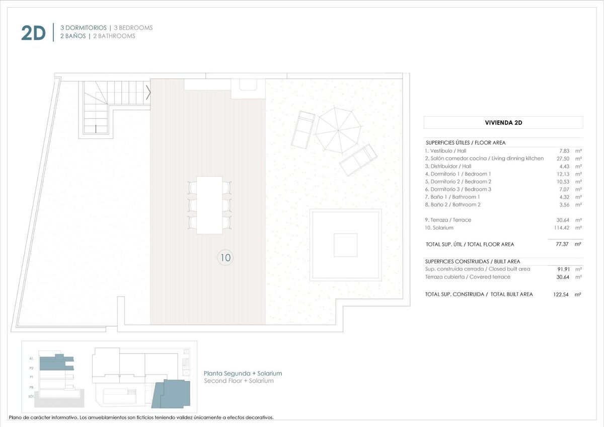 Penthouse with 3 bedrooms, 90m² in Benijofar, Spain [ID: 0137-N9419]