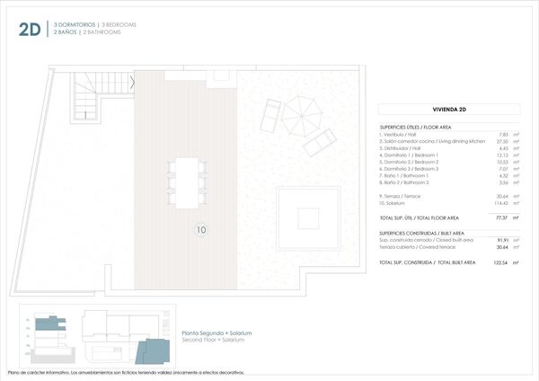 Пентхаус в Бенихофар, Испания, 90м² - изображение 8