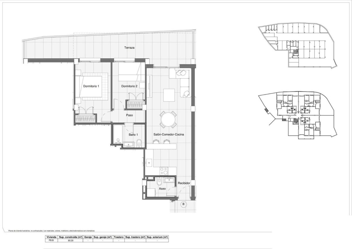 Квартира з 2 спальнями, 80м² в Бігастро, Іспанія [ID: 0137-N9422]