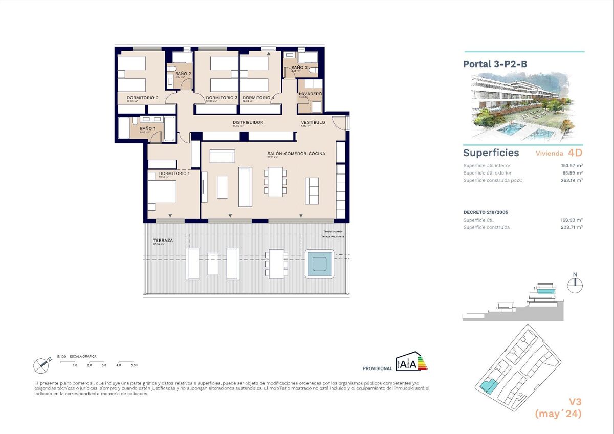 Apartament z 4 sypialniami, 209m² w Estepona, Hiszpania [ID: 0137-SP1374]