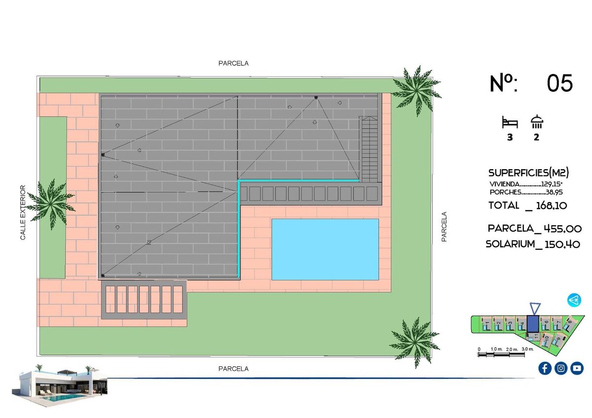 Villa with 3 bedrooms, 129m² in Algorfa, Spain [ID: 0137-N9434]