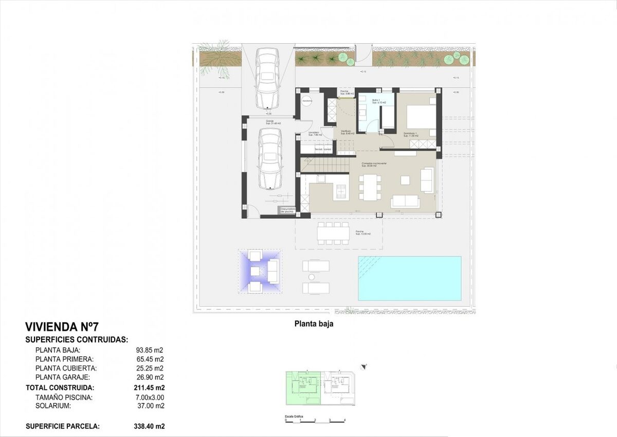 Вилла с 3 спальнями, 211м² в Пилар-де-ла-Орадада, Испания [ID: 0137-SP1388]