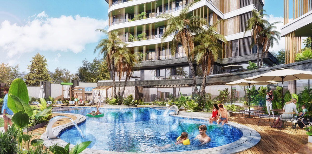 Квартира з 1 спальнею, 55м² в Аланія, Туреччина [ID: TA08-034]