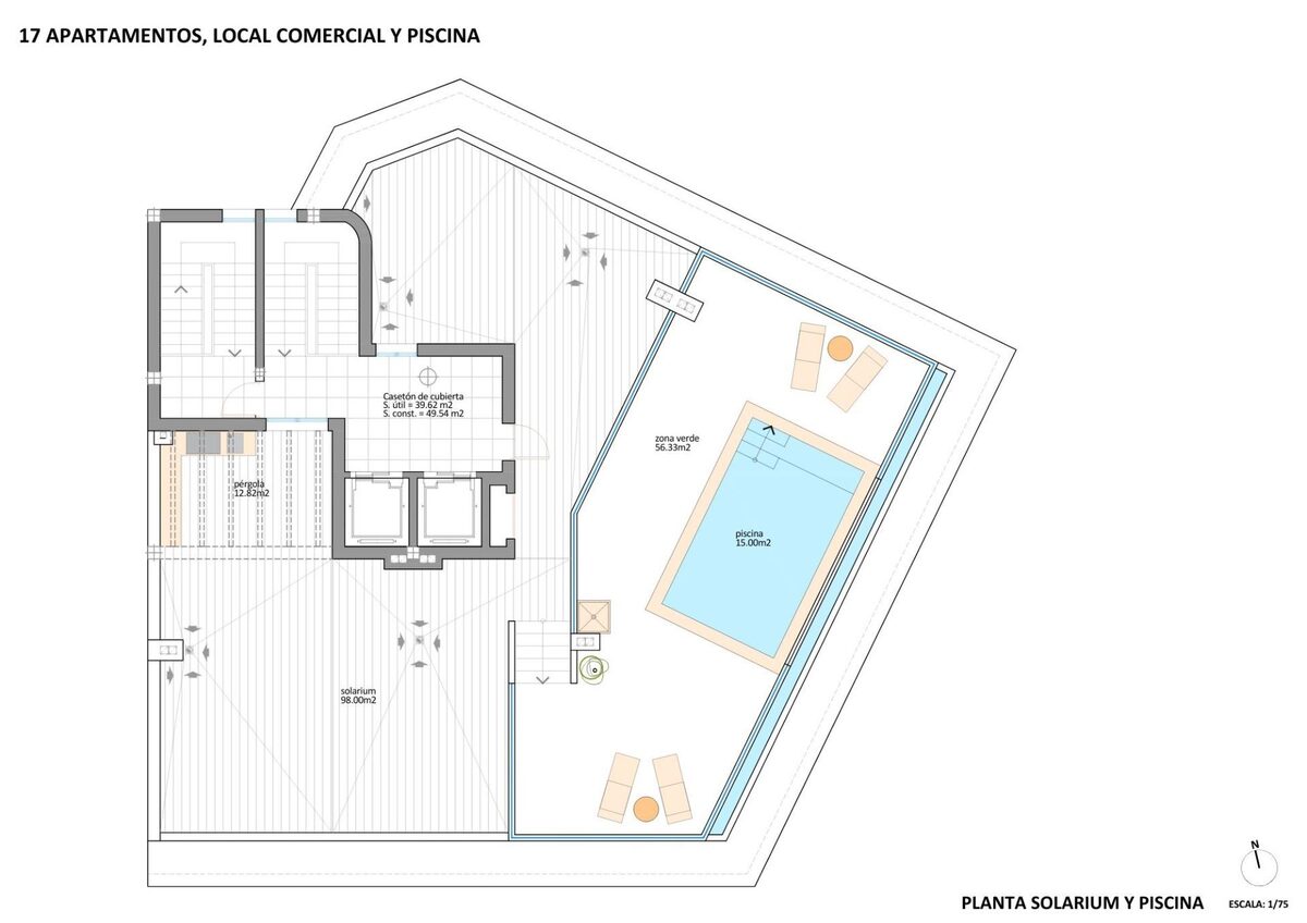 Студия, 44м² в Сан-Педро-дель-Пинатар, Испания [ID: 0137-N9446]