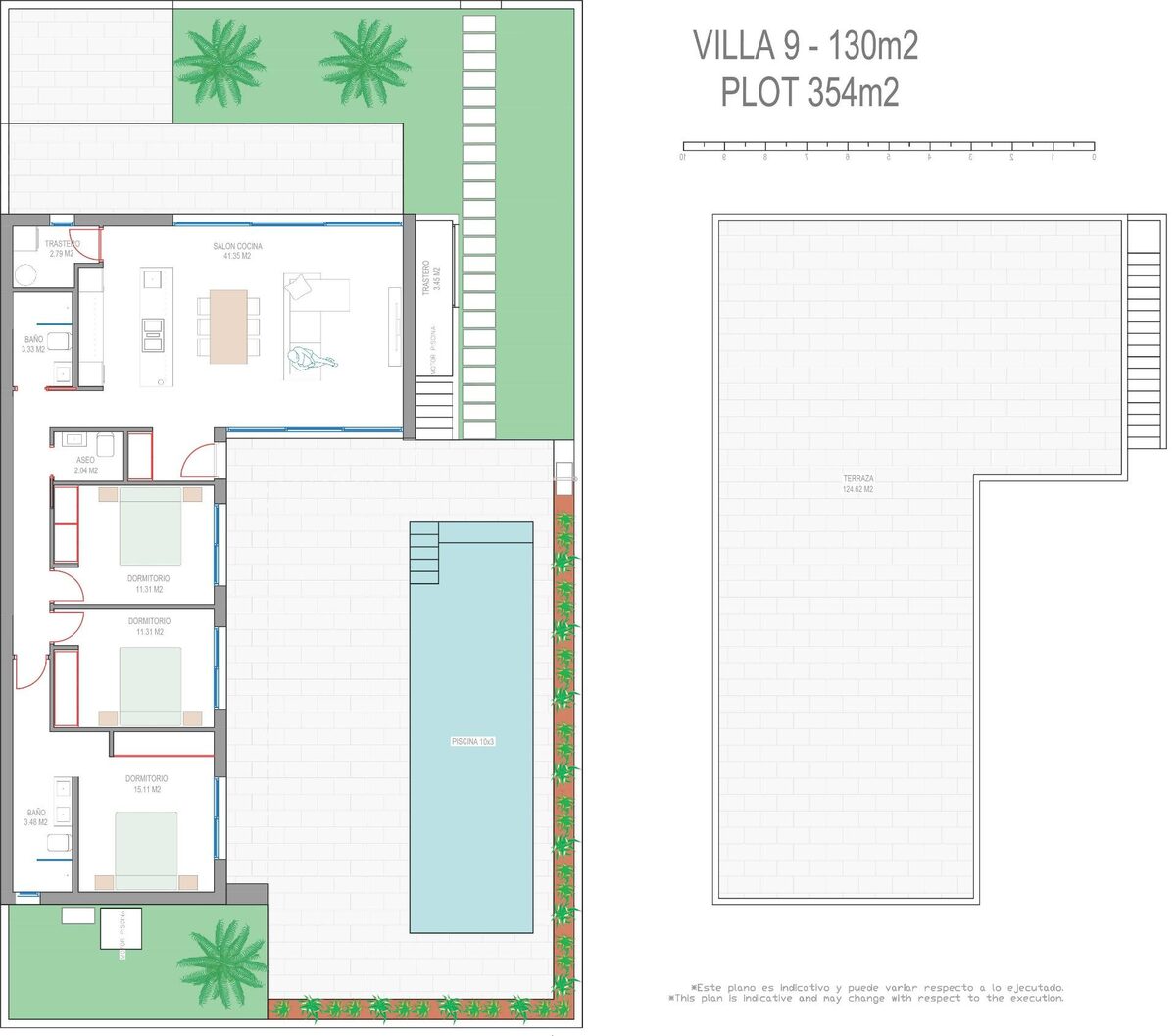 Villa with 3 bedrooms, 130m² in Los Alcazares, Spain [ID: 0137-N9451]