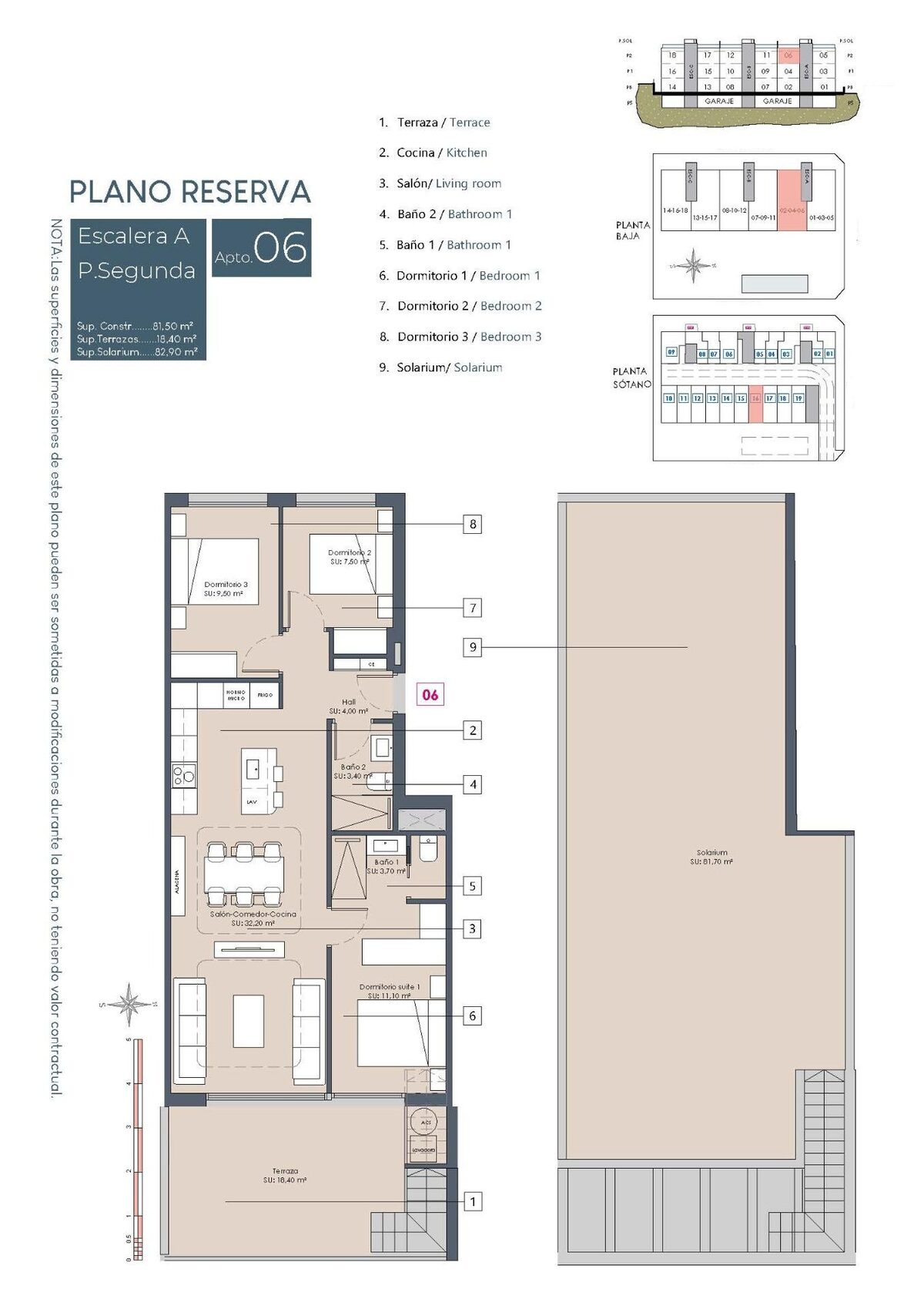 Пентхаус с 3 спальнями, 81м² в Бенихофар, Испания [ID: 0137-N9462]