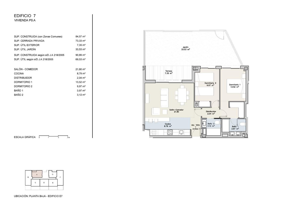 Квартира с 2 спальнями, 87м² в Касарес, Испания [ID: 0137-SP0363]