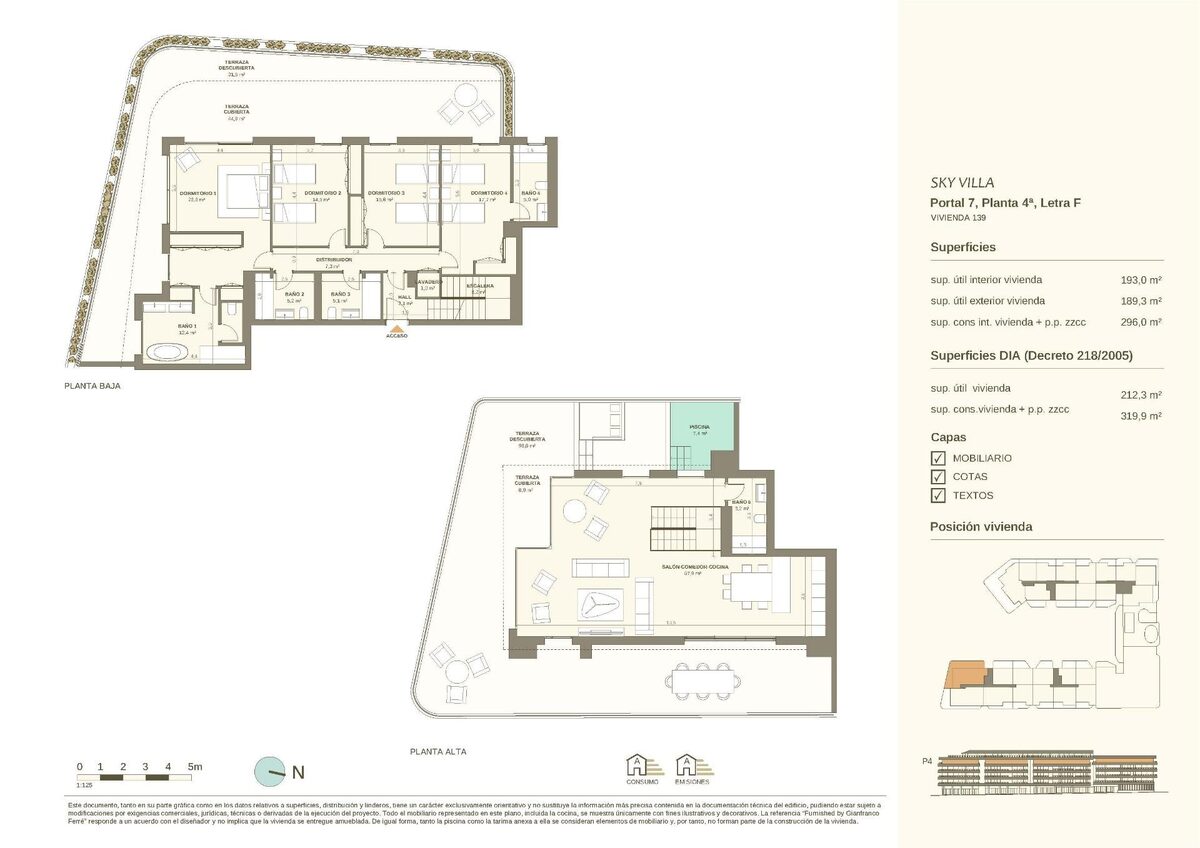 Penthouse with 4 bedrooms, 319m² in San Pedro de Alcantara, Spain [ID: 0137-SP1410]