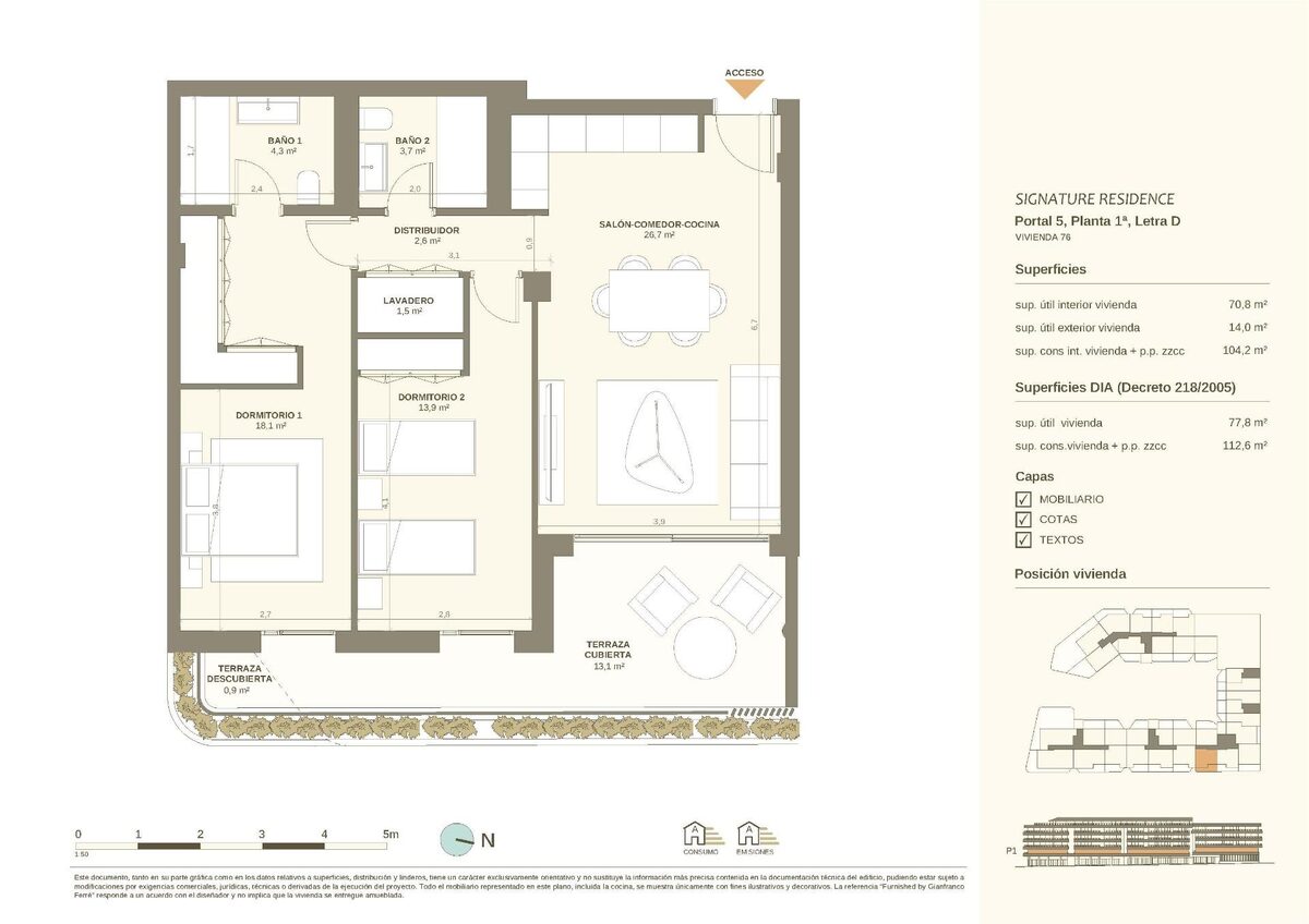 Квартира з 2 спальнями, 112м² в Сан-Педро-де-Алькантара, Іспанія [ID: 0137-SP1406]