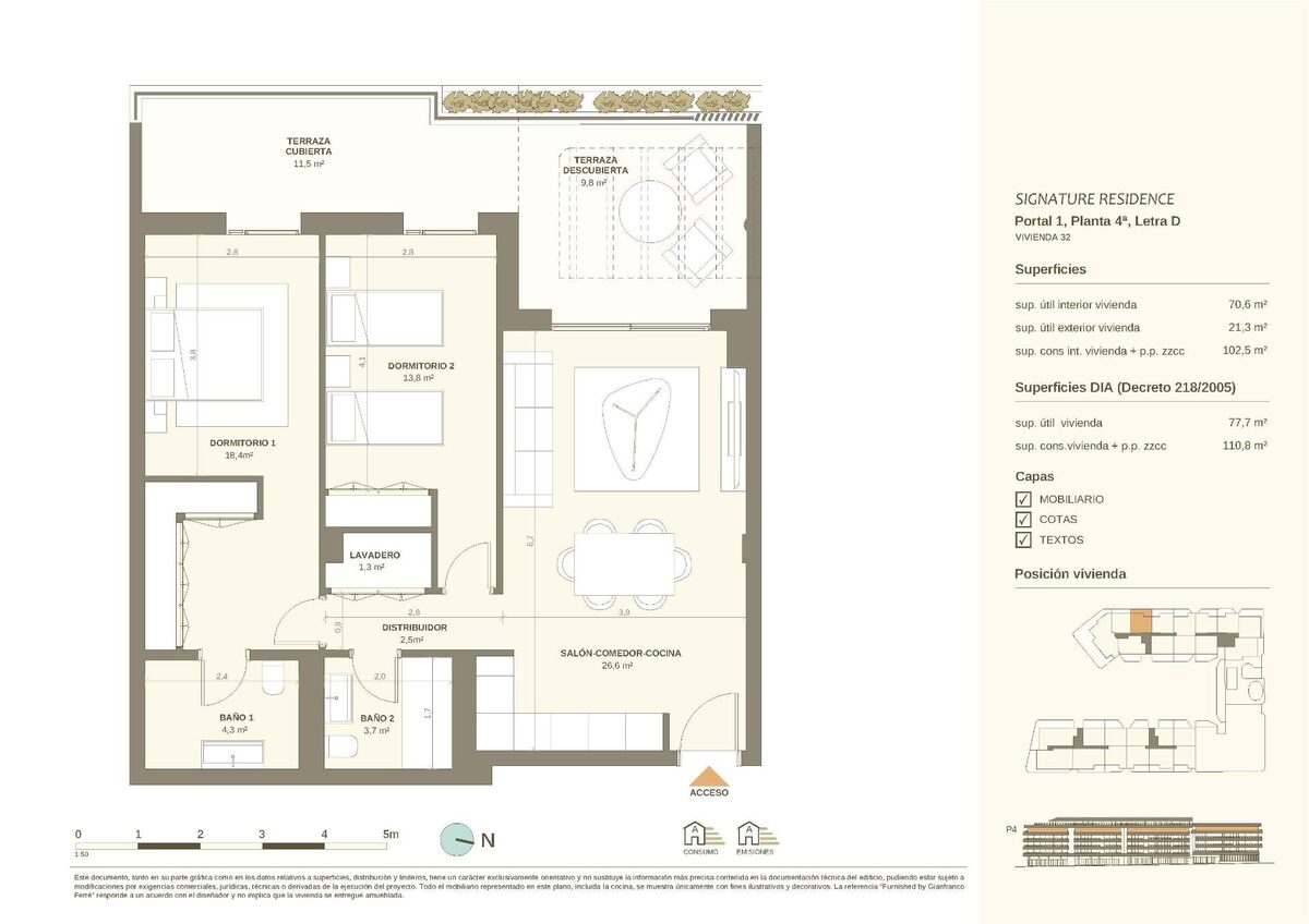 Пентхаус с 2 спальнями, 110м² в Сан-Педро-де-Алькантара, Испания [ID: 0137-SP1408]