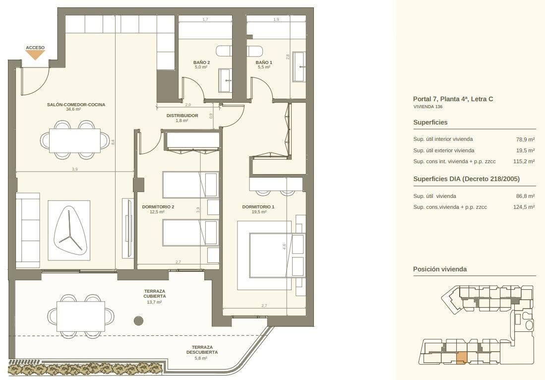 Пентхаус с 2 спальнями, 110м² в Сан-Педро-де-Алькантара, Испания [ID: 0137-SP1408]