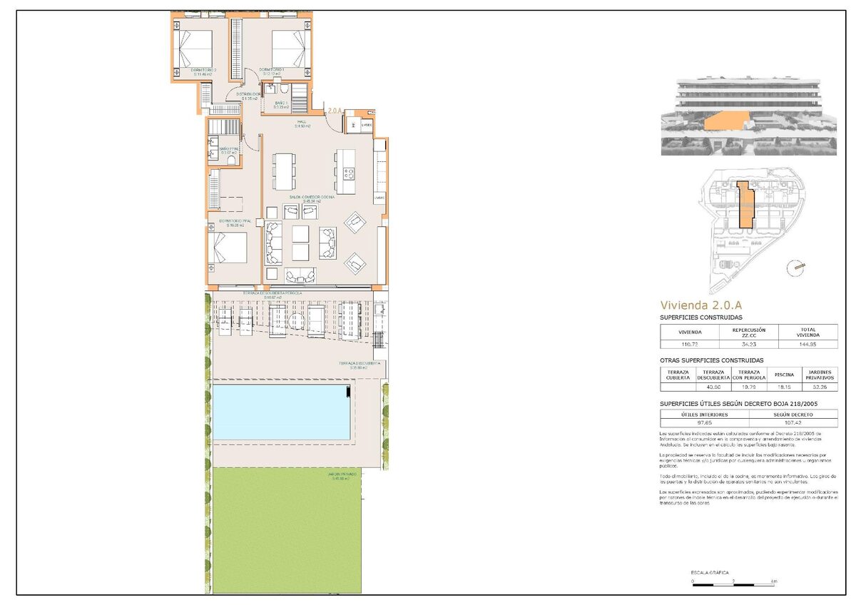 Квартира с 3 спальнями, 107м² в Михас, Испания [ID: 0137-N7552]