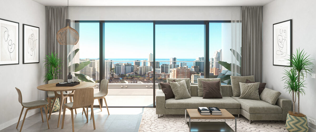 Квартира с 2 спальнями, 70м² в Бенидорм, Испания [ID: 0138-005]