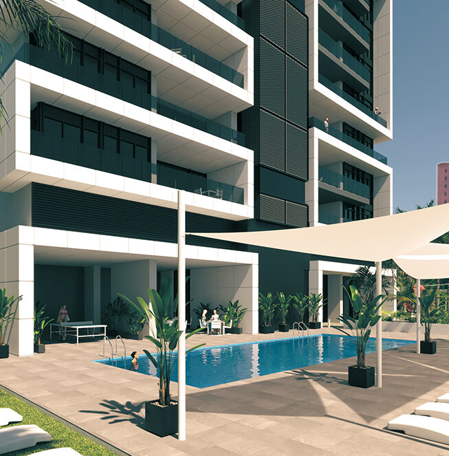 Квартира с 2 спальнями, 70м² в Бенидорм, Испания [ID: 0138-005]
