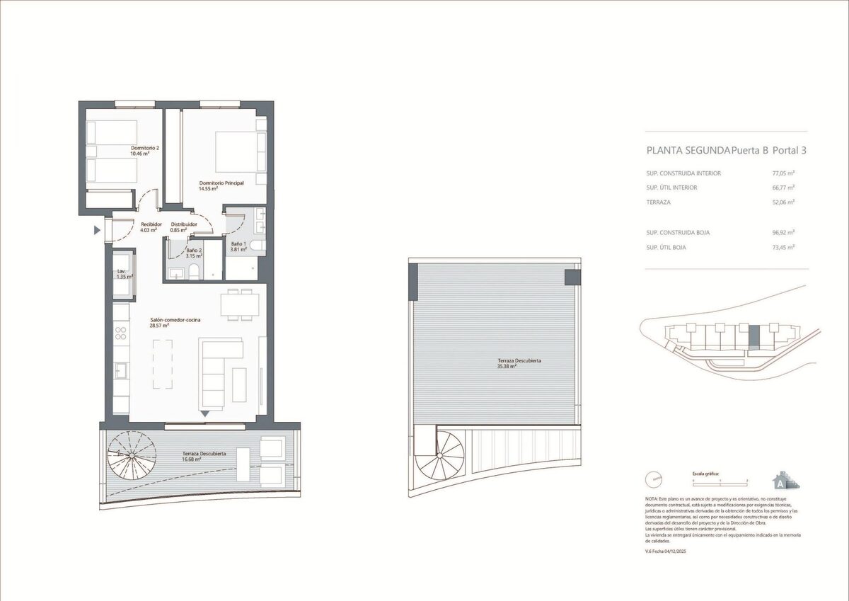 Penthouse with 2 bedrooms, 96m² in Rincon de la Victoria, Spain [ID: 0137-N9476]