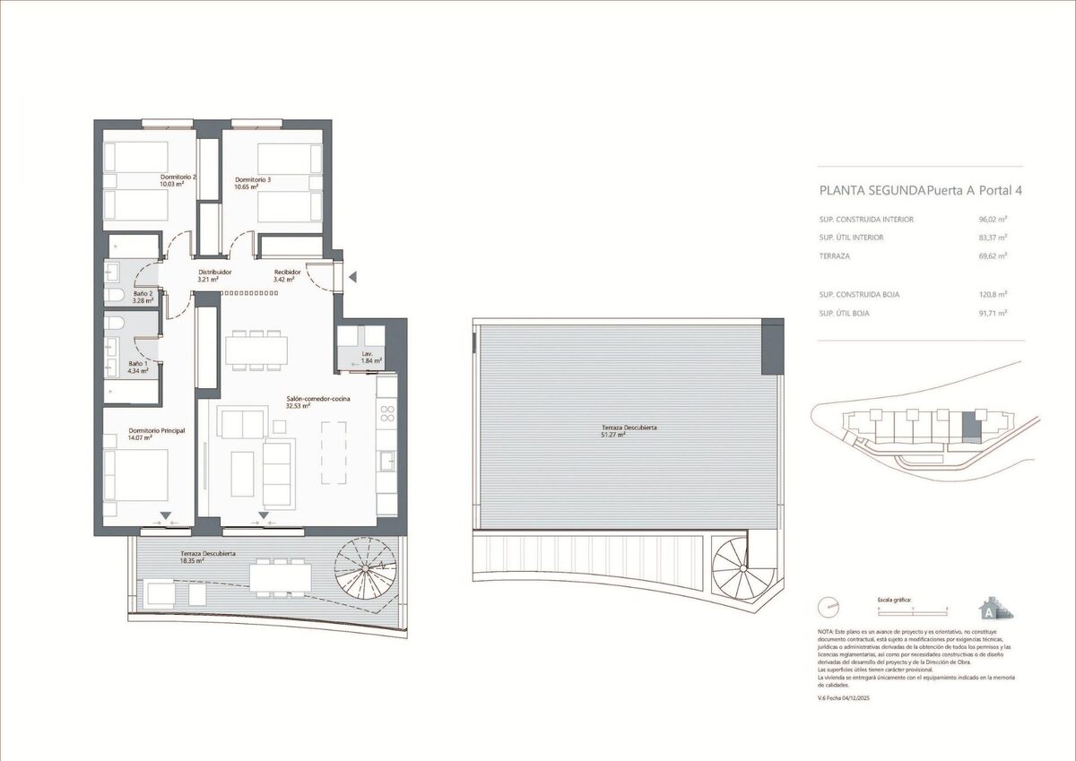 Penthouse with 3 bedrooms, 120m² in Rincon de la Victoria, Spain [ID: 0137-N9477]
