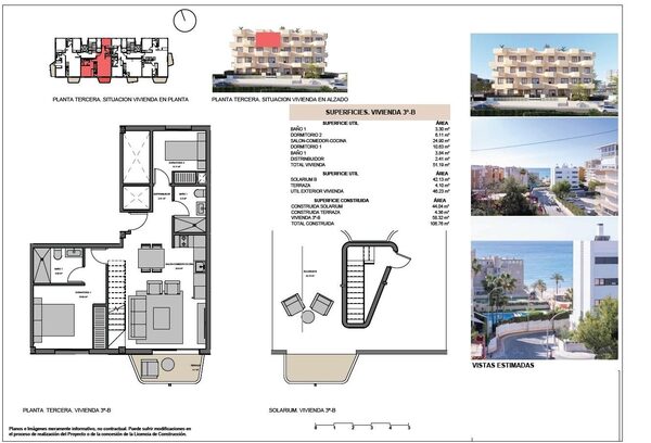 Penthouse in El Campello, Spain, 58m² - image 13