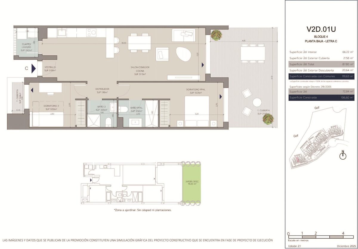 Apartment with 2 bedrooms, 104m² in San Roque, Spain [ID: 0137-SP0527]