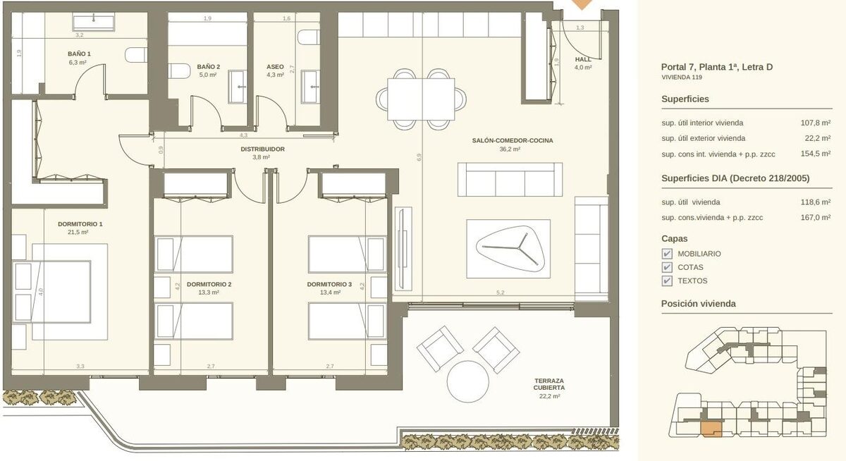Apartment with 3 bedrooms, 150m² in San Pedro de Alcantara, Spain [ID: 0137-SP1417]
