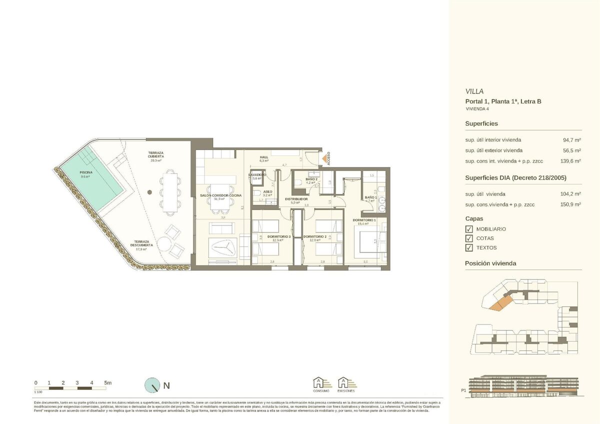 Apartment with 3 bedrooms, 150m² in San Pedro de Alcantara, Spain [ID: 0137-SP1417]