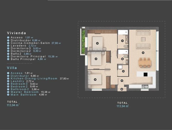 Вілла в Оріуела Коста, Іспанія, 113м² - зображення 9