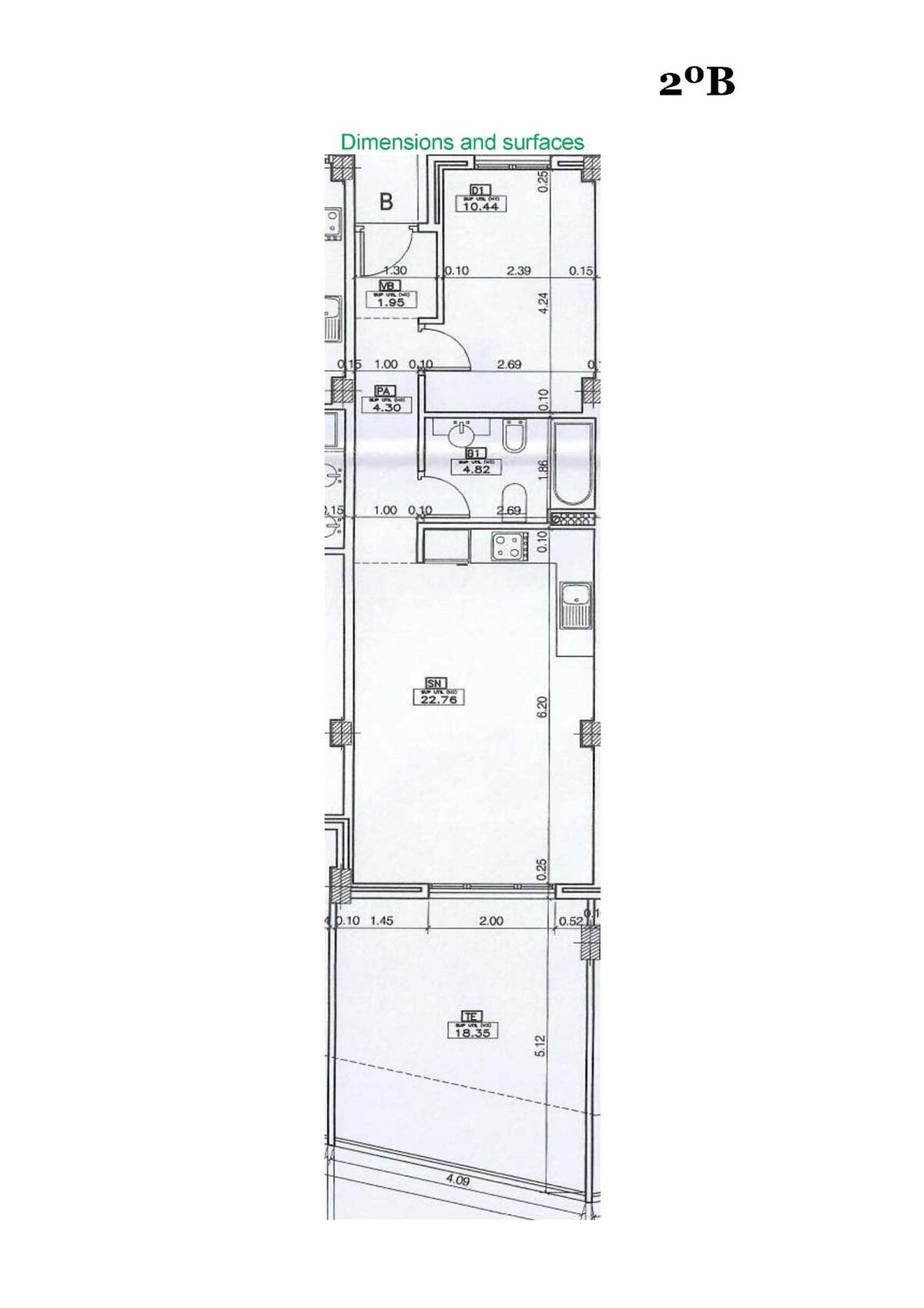 Квартира с 1 спальней, 70м² в Рельеу, Испания [ID: 0137-SP1421]