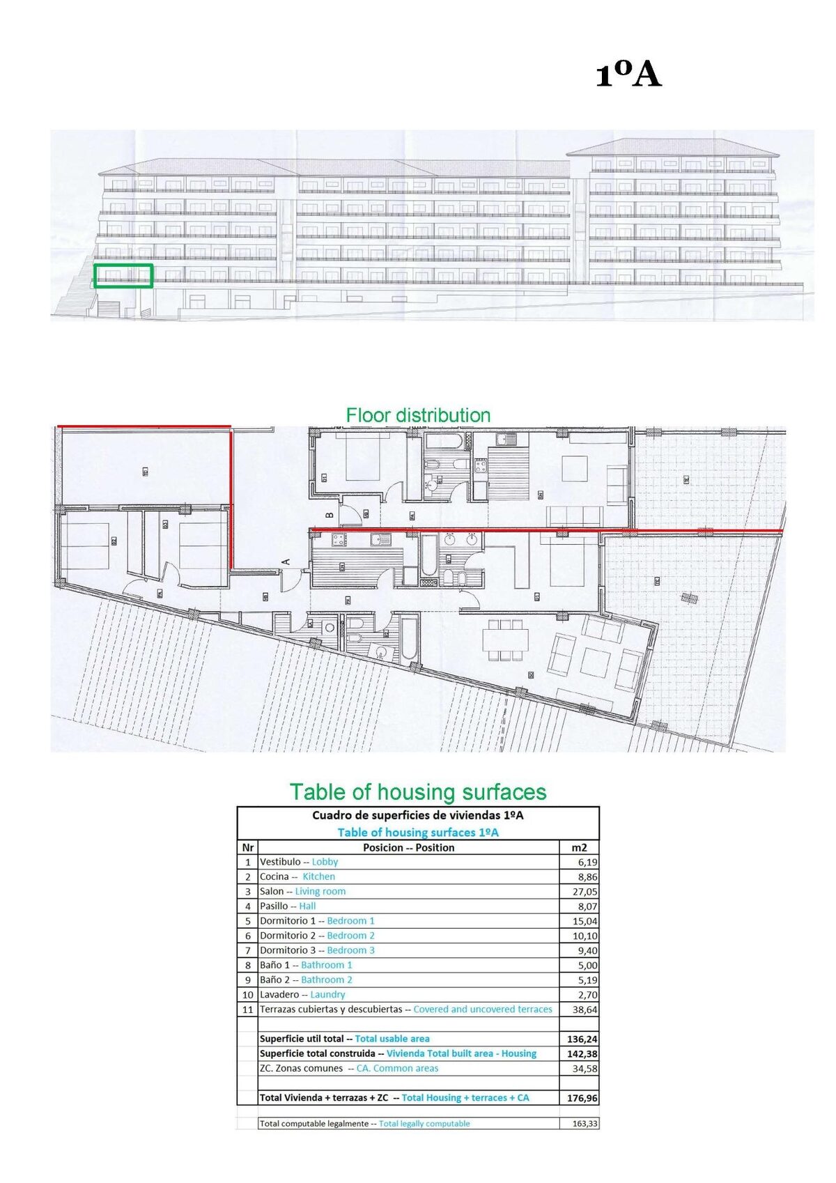 Квартира с 3 спальнями, 142м² в Рельеу, Испания [ID: 0137-SP0673]