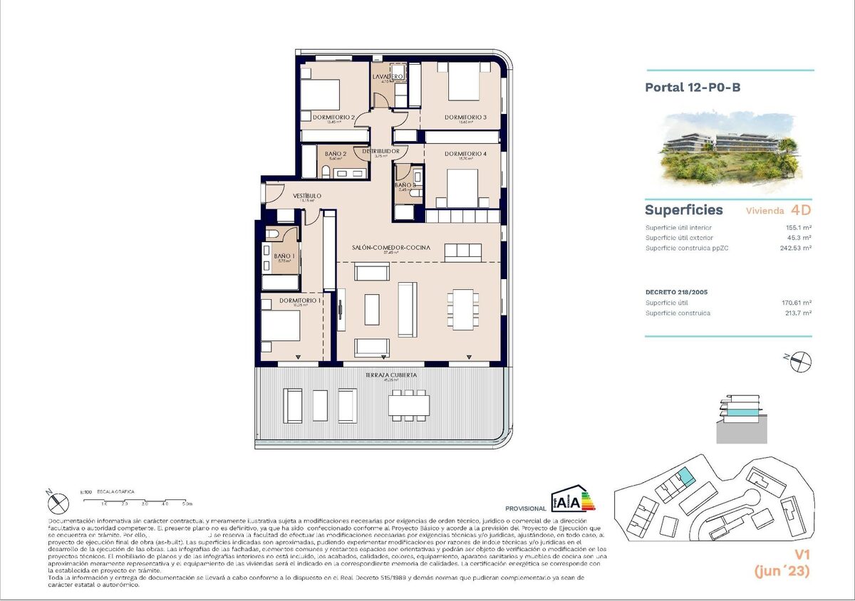 Apartament z 4 sypialniami, 213m² w Estepona, Hiszpania [ID: 0137-SP1445]