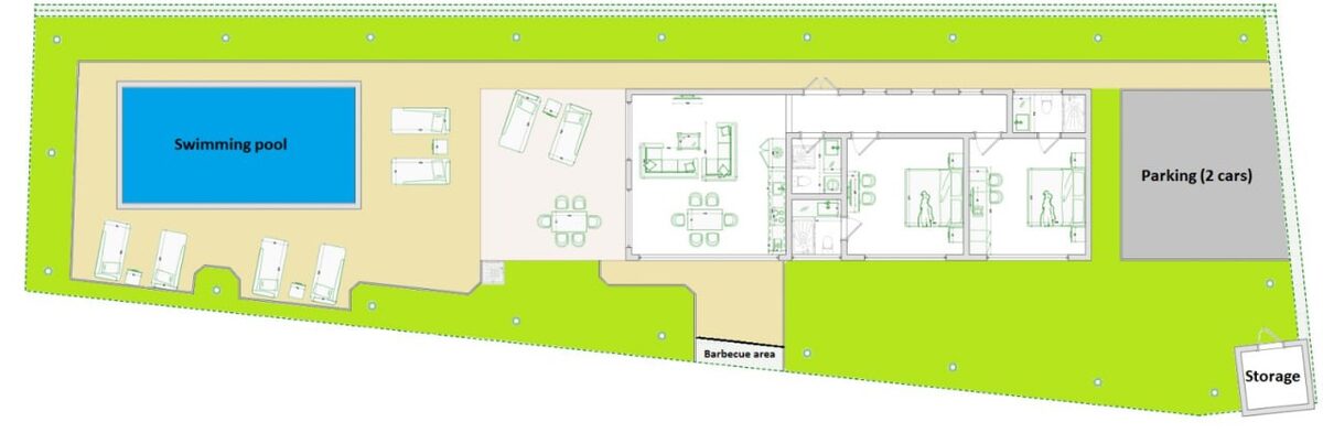 Вілла з 2 спальнями, 108м² в Занзібар, Танзанія [ID: TZ04-001]