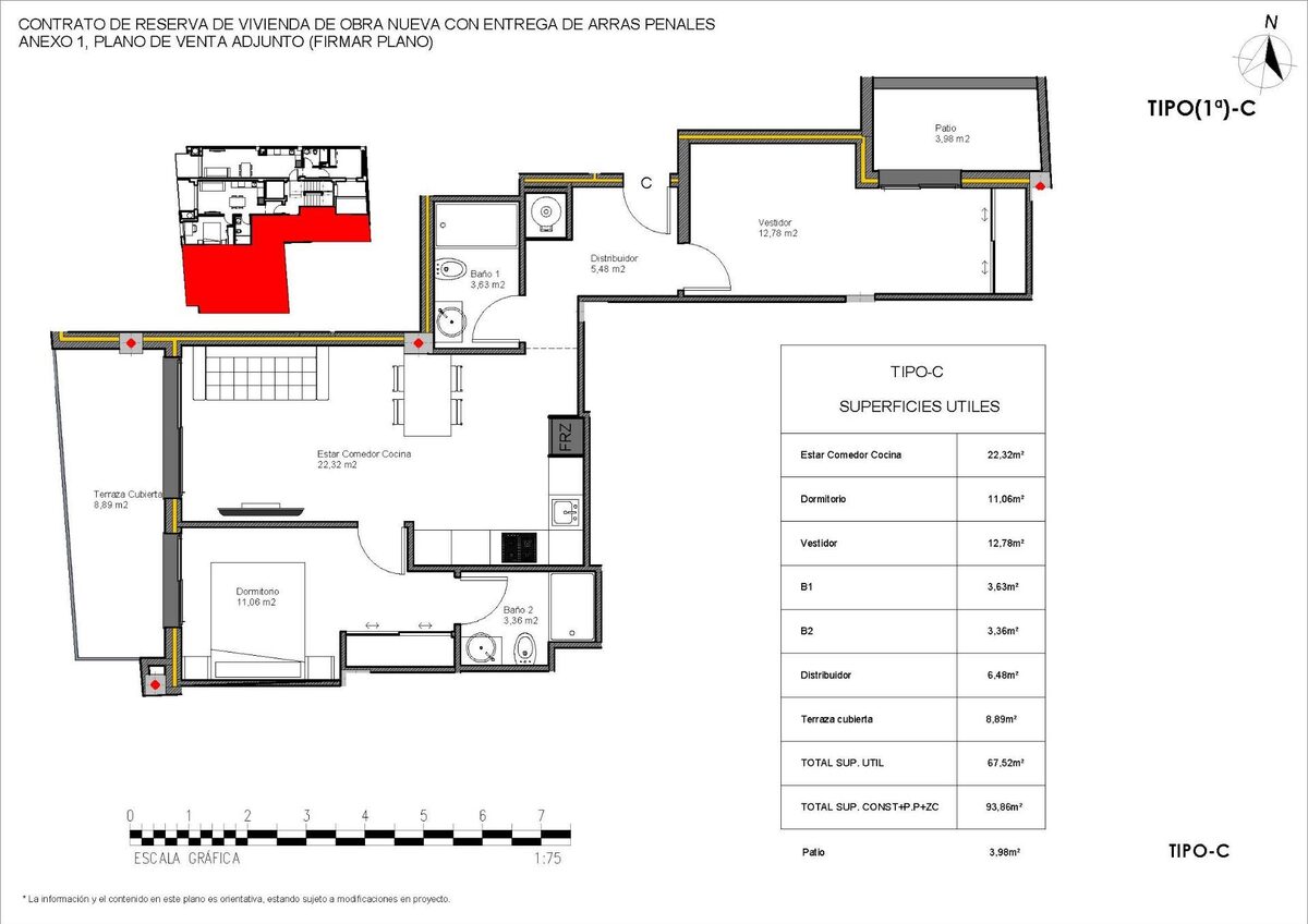 Apartment with 2 bedrooms, 93m² in Torrevieja, Spain [ID: 0137-N9529]