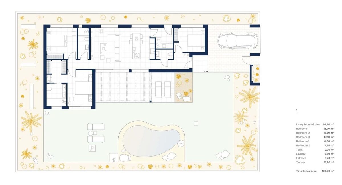 Вілла з 3 спальнями, 153м² в Баньос-і-Мендіго, Іспанія [ID: 0137-N9531]