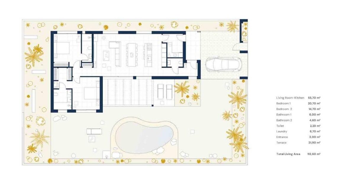 Villa with 2 bedrooms, 167m² in Banos y Mendigo, Spain [ID: 0137-N9533]
