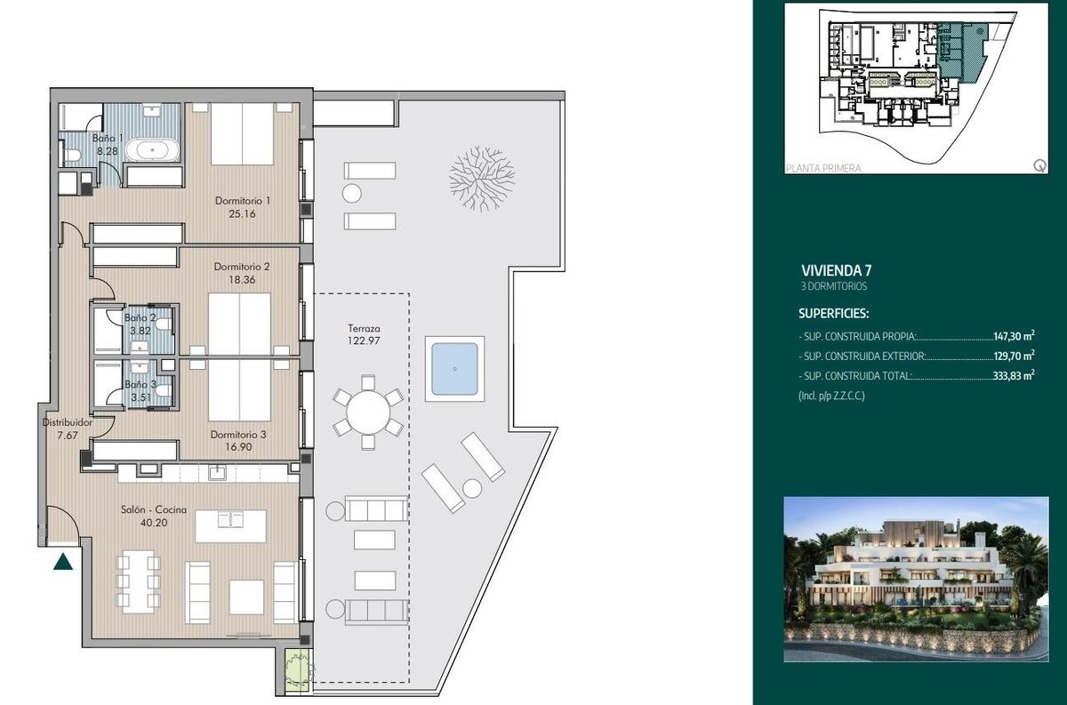 Apartment with 3 bedrooms, 259m² in Марбелья, Spain [ID: 0137-SP1470]