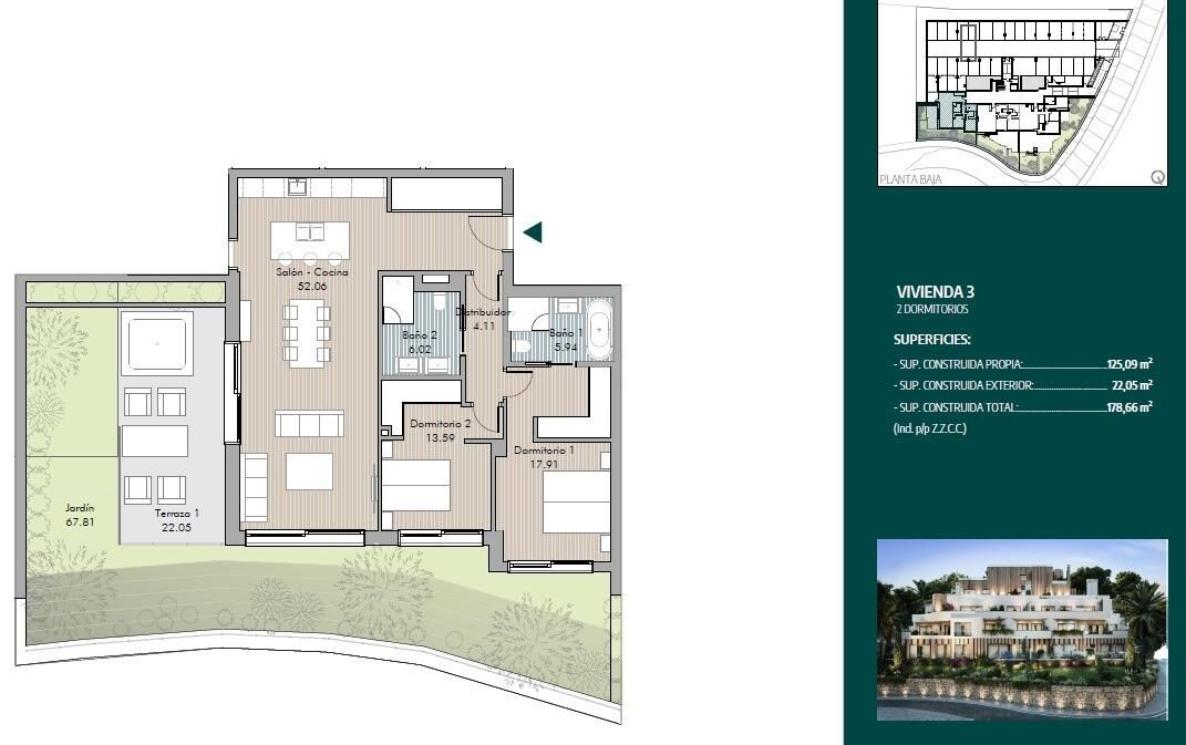 Квартира с 2 спальнями, 172м² в Марбелья, Испания [ID: 0137-SP1467]