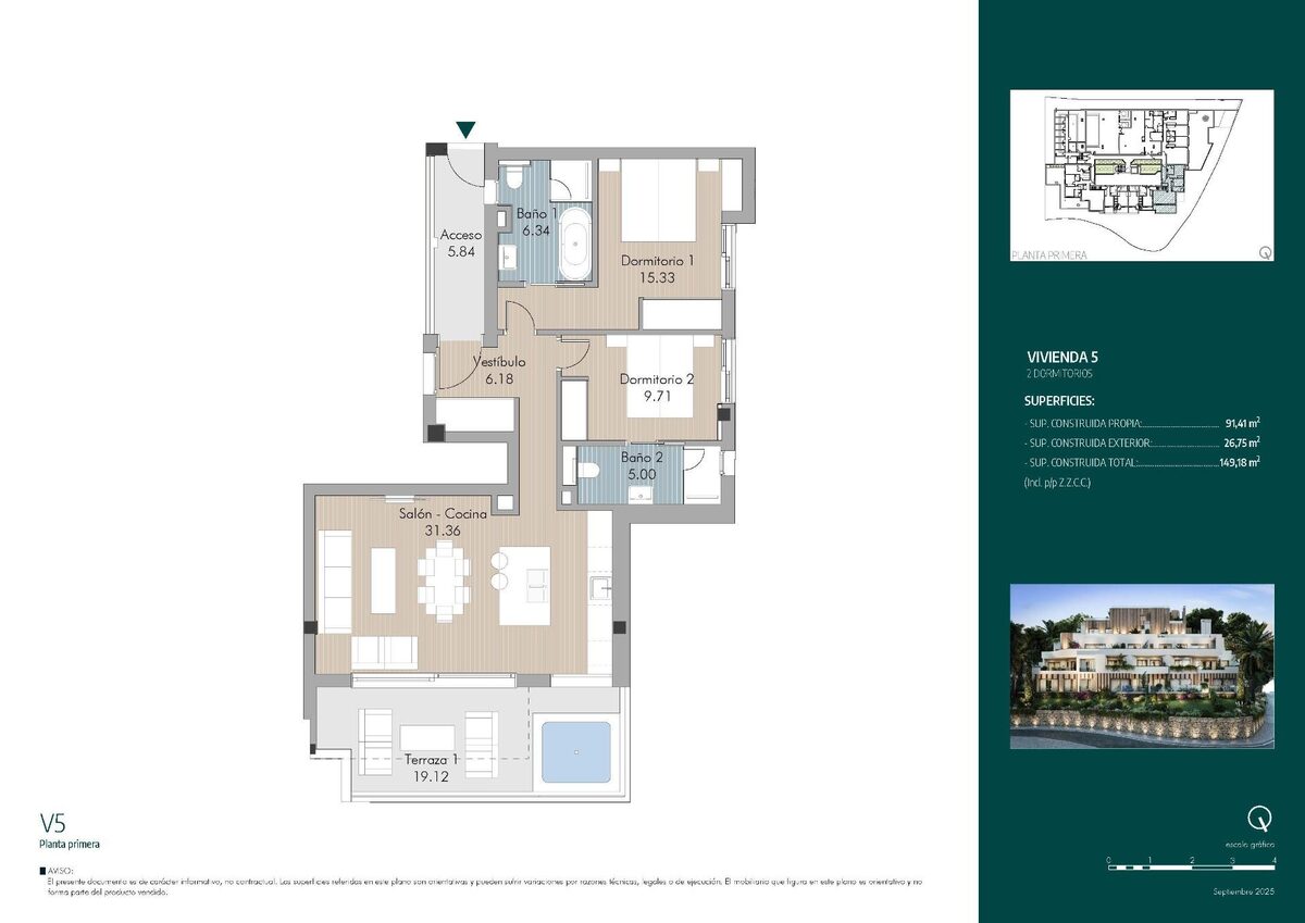 Apartment with 2 bedrooms, 149m² in Марбелья, Spain [ID: 0137-SP1469]