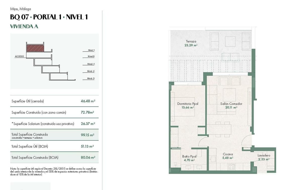 Пентхаус с 1 спальней, 80м² в Михас, Испания [ID: 0137-N8962]
