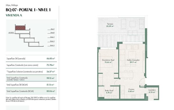 Penthouse in Mijas, Spain, 80m² - image 5