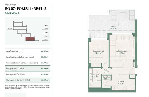 Apartments in Mijas, Spain, 77m² - image 5