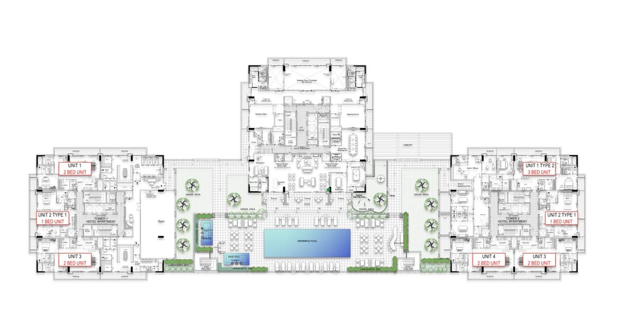 Пентхаус з 1 спальнею, 171.78м² в Дубай, ОАЕ [ID: 1102-bd0c1052]