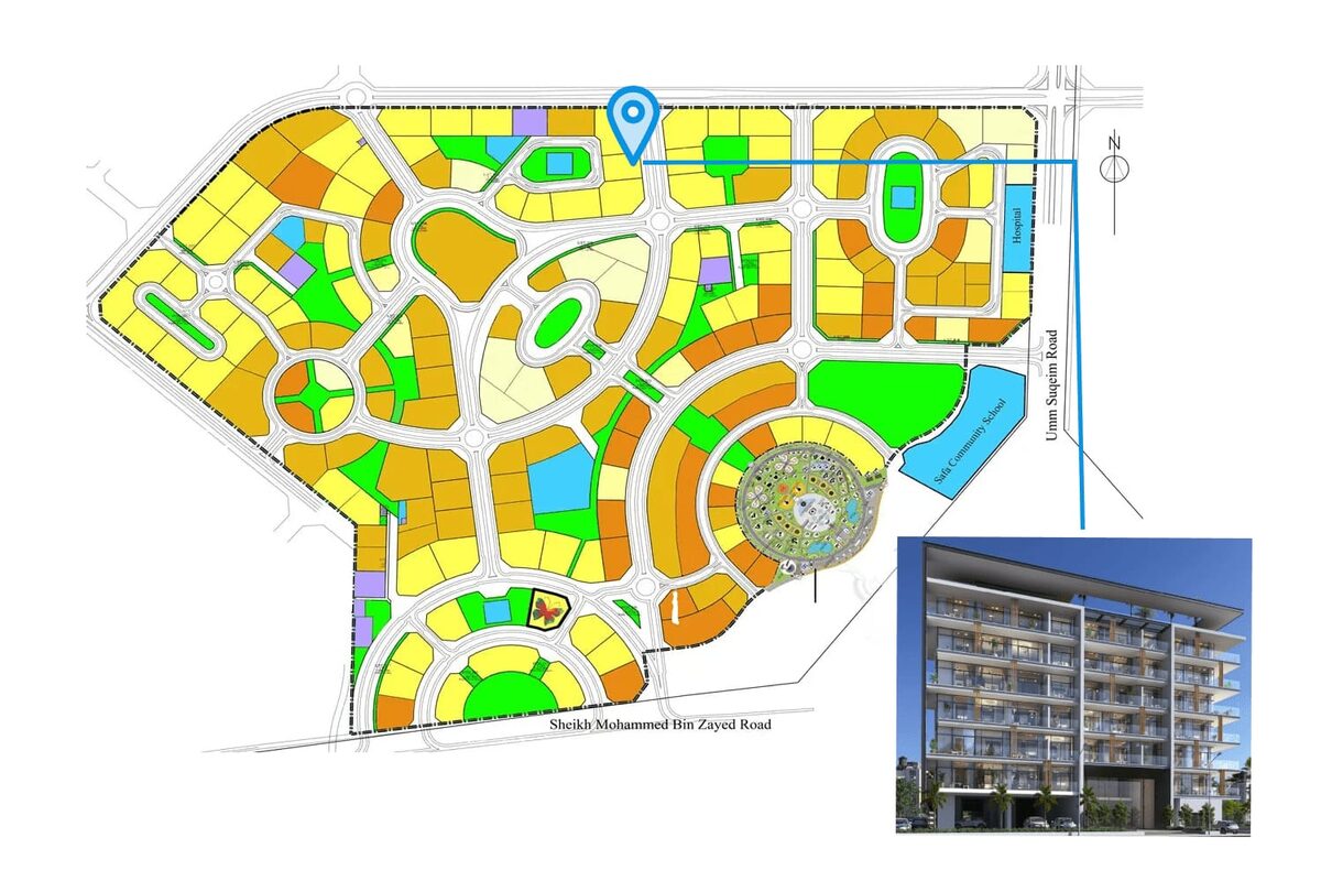 Apartment with 1 bedroom, 39.72m² in Dubai, UAE [ID: 1102-0a6808c2]