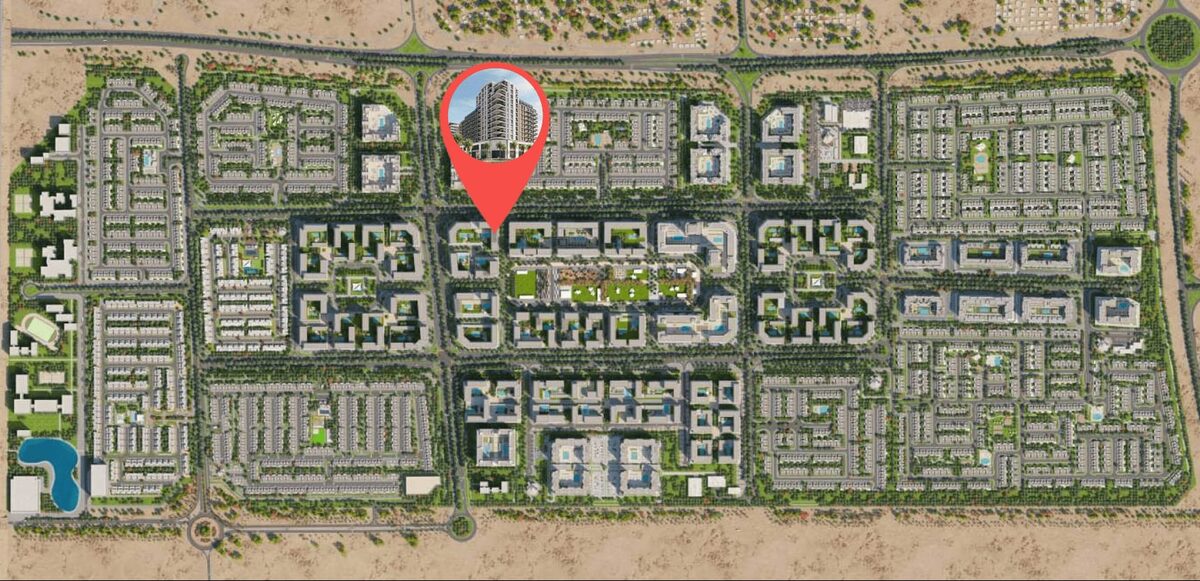 Apartament z 1 sypialnią, 59.16m² w Dubaj, Zjednoczone Emiraty Arabskie [ID: 1102-00151dfc]