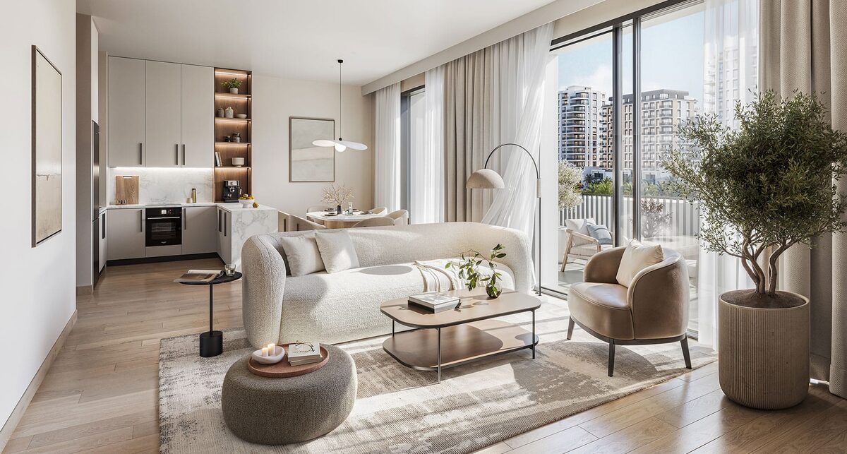 Apartament z 1 sypialnią, 59.16m² w Dubaj, Zjednoczone Emiraty Arabskie [ID: 1102-00151dfc]
