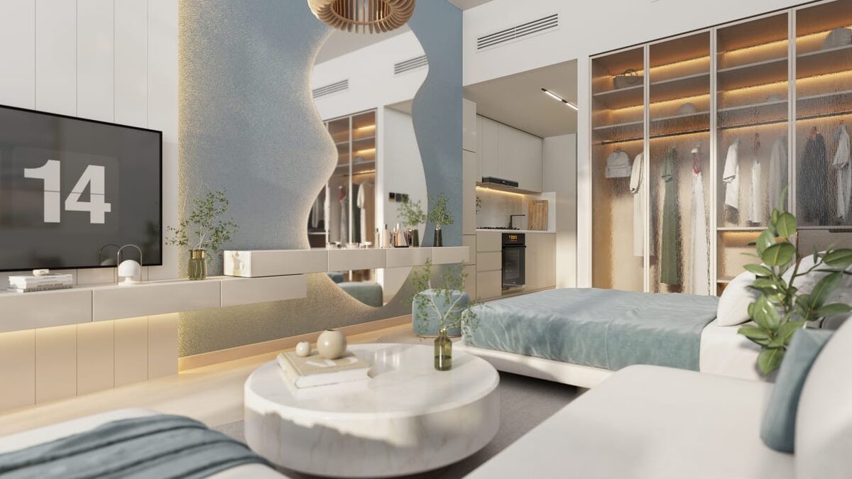 Квартира з 1 спальнею, 58.41м² в Дубай, ОАЕ [ID: 1102-506d25b6]